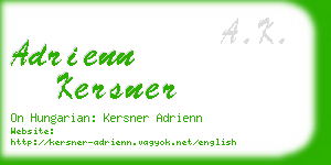 adrienn kersner business card